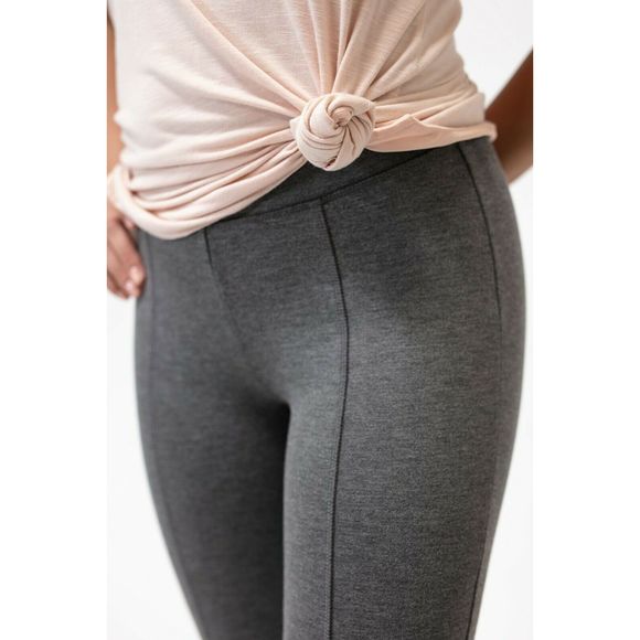 Evy’s Tree Ponte Pant Legging Heathered Charcoal XS - Picture 4 of 5